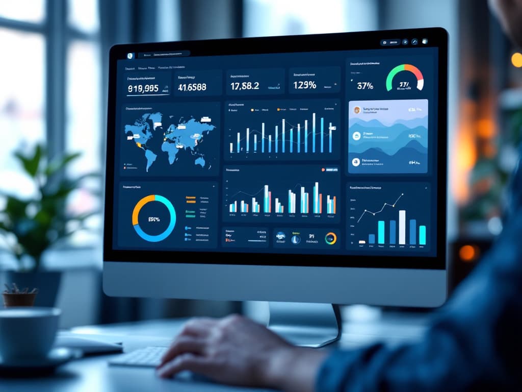 Interface de gestion des déplacements avec tableaux de bord analytiques et KPI