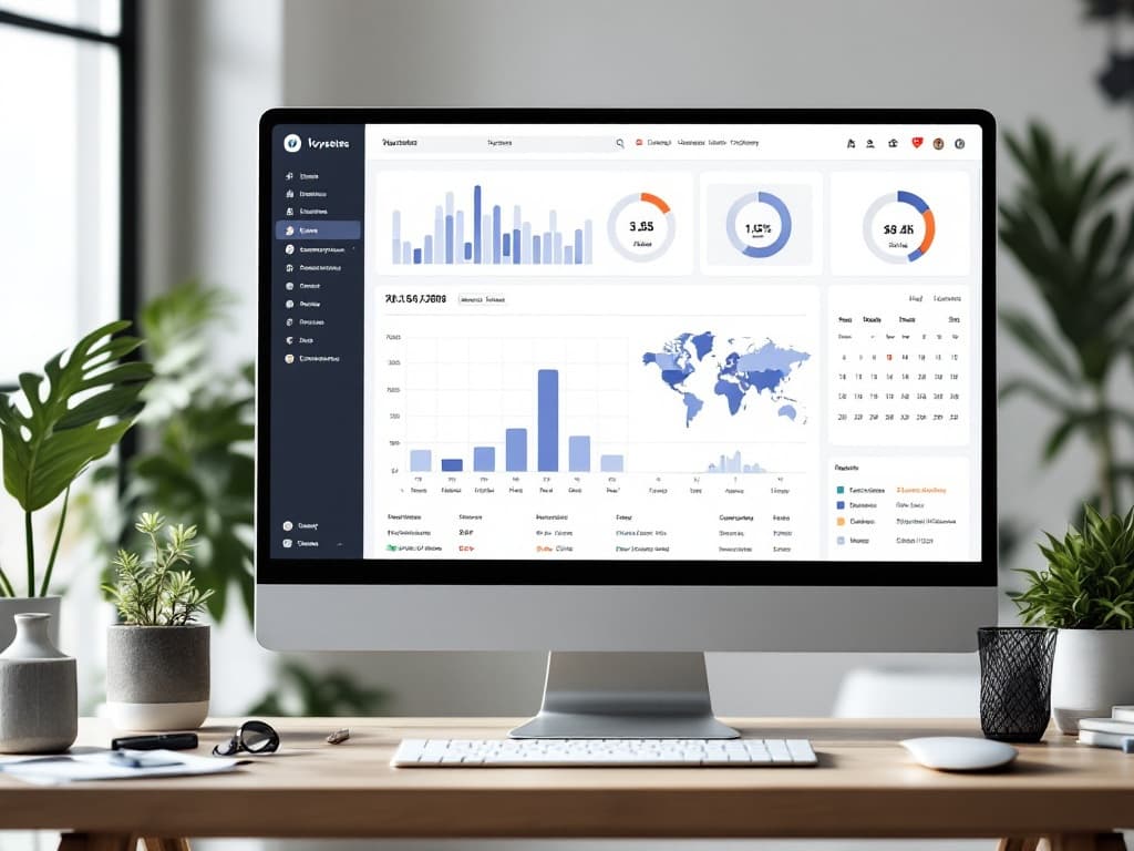 Dashboard de gestion de voyages d'affaires avec statistiques et réservations