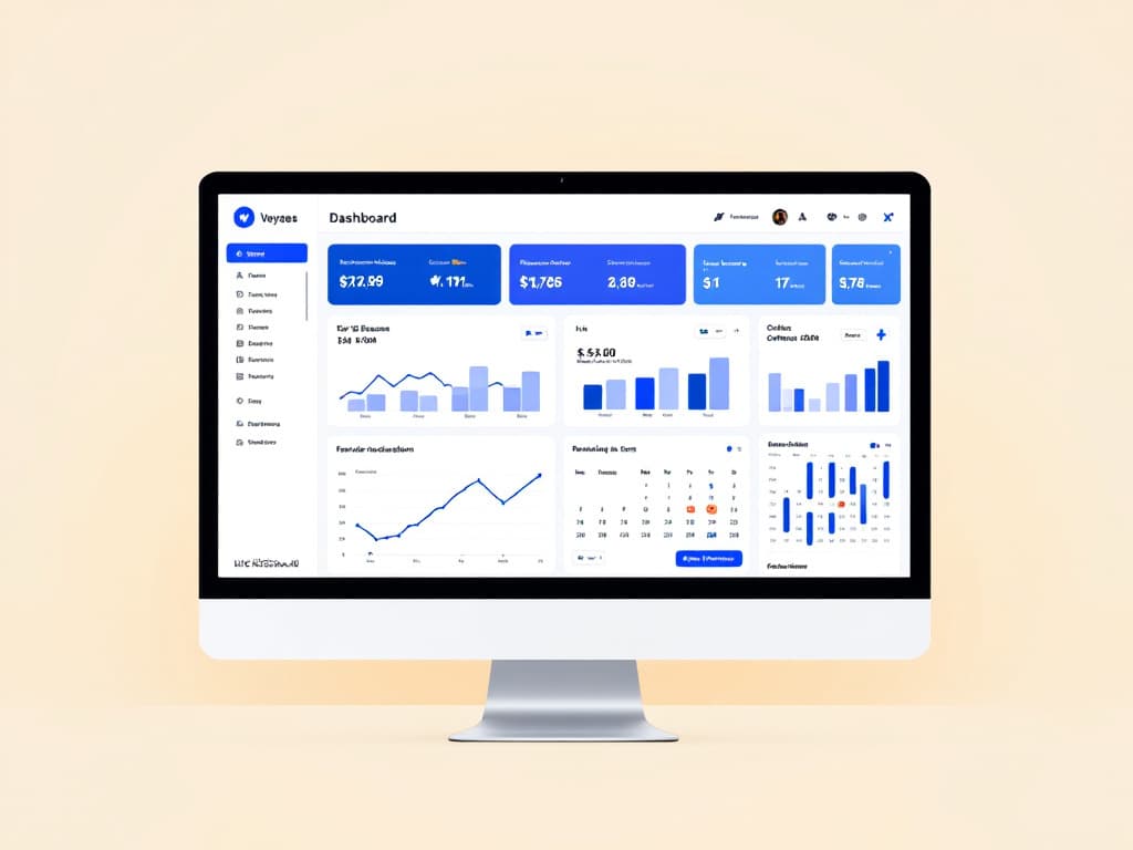 Dashboard de gestion centralisée des voyages d'affaires avec KPIs et analyses