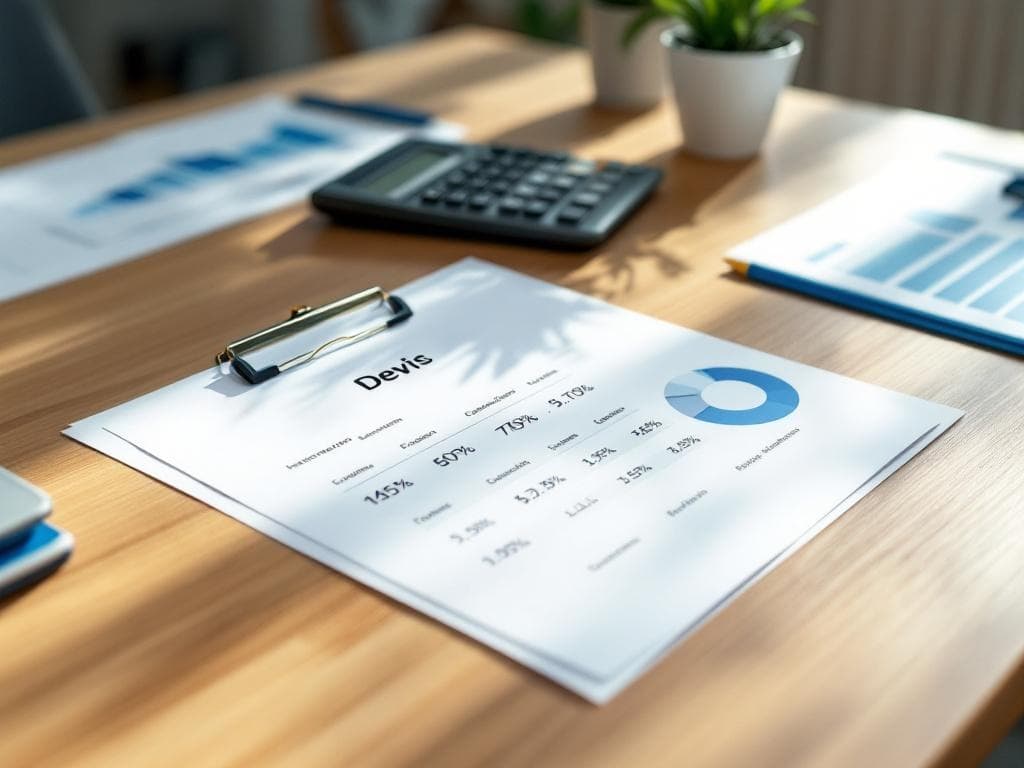 Évaluation d'un devis de voyages d'affaires avec documents et outils d'analyse