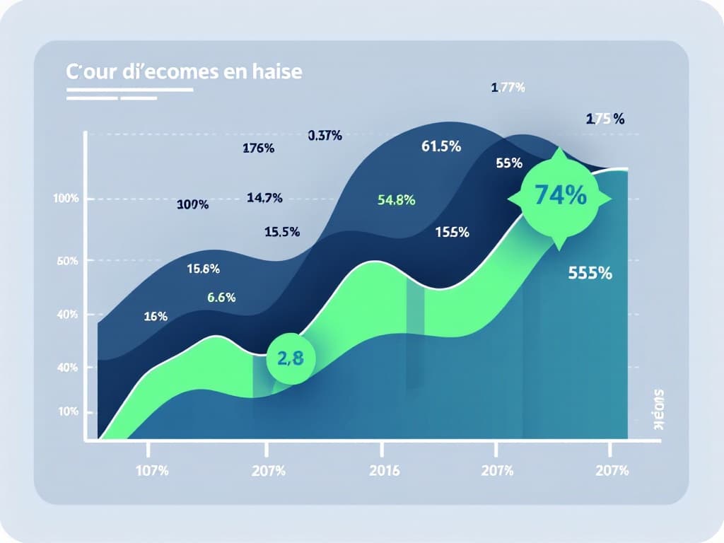 Graphique montrant les économies et le ROI réalisés par une gestion optimisée des voyages d'affaires