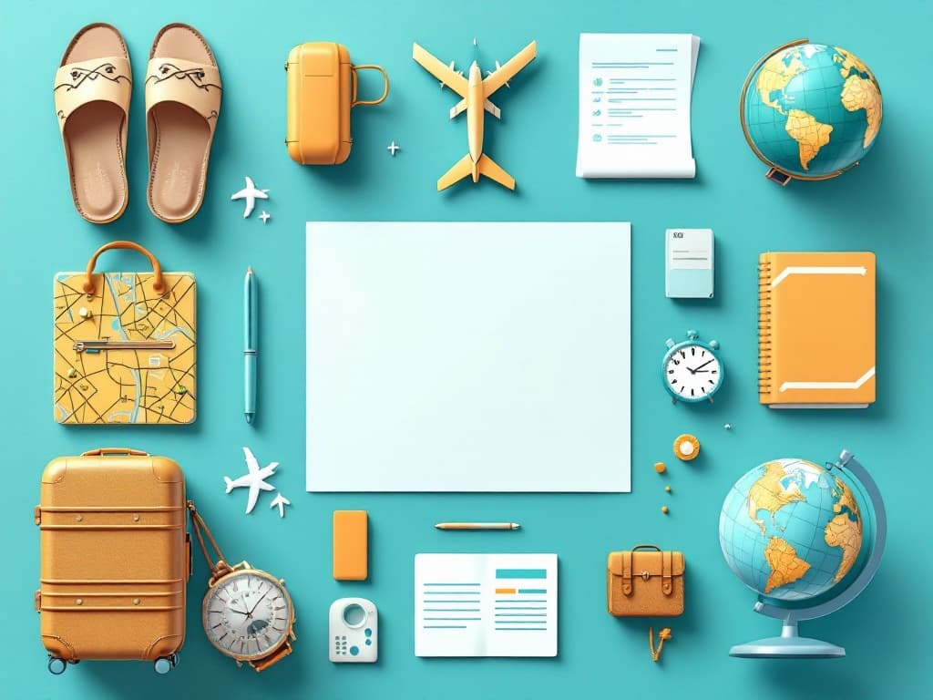 Symboles abstraits représentant la mobilité professionnelle et les tendances du voyage d'affaires en 2026