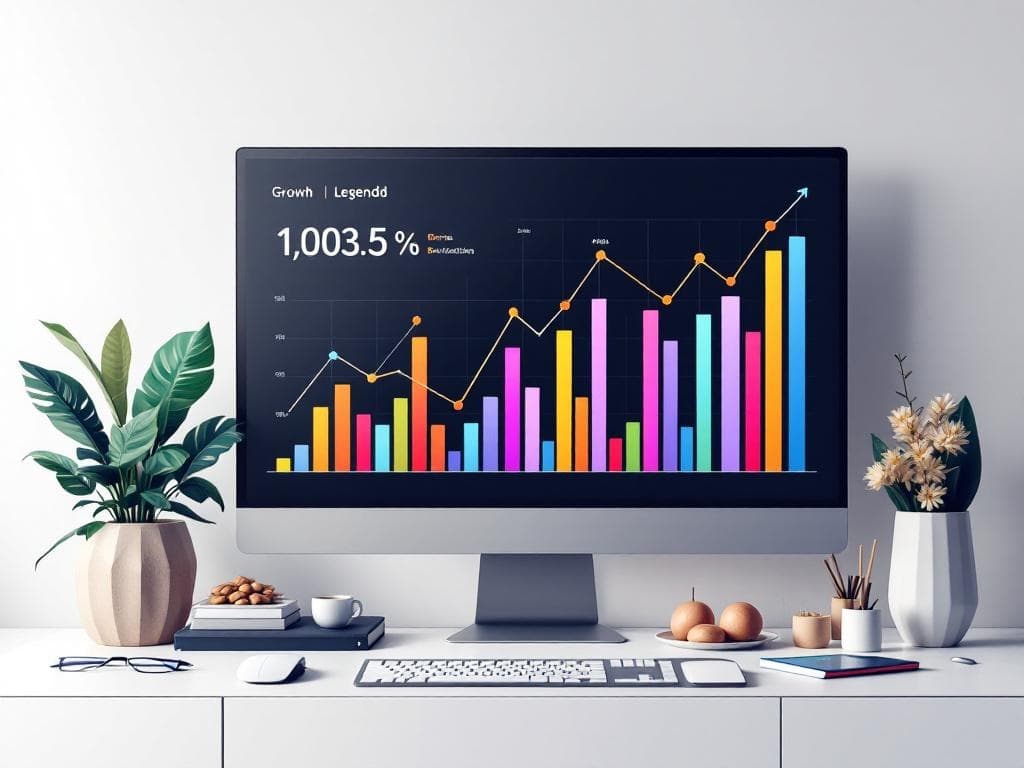 Graphique de performance montrant les résultats d'optimisation des voyages d'affaires