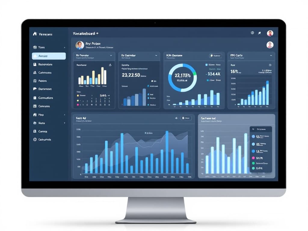 Dashboard de gestion des voyages d'affaires avec KPIs et suivi des dépenses