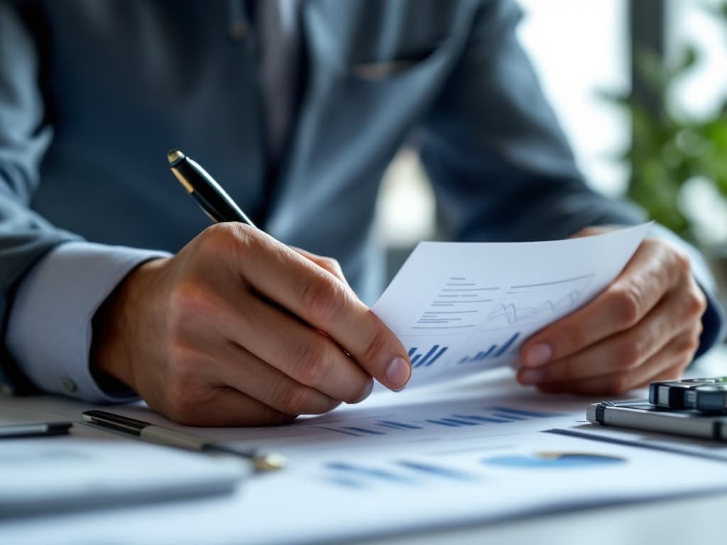 Professionnel analysant un devis d'agence voyage d'affaires