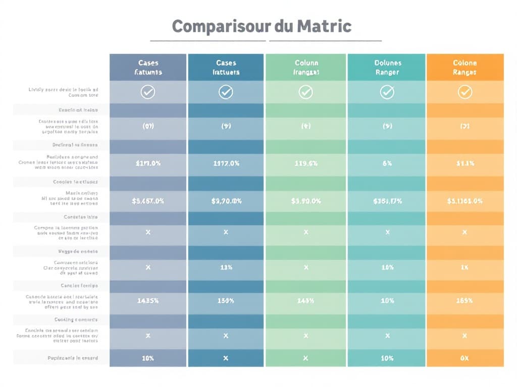 Matrice comparative des modèles de gestion des voyages d'affaires